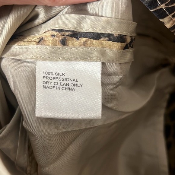 Ann Mashburn Silk Animal Print Dress Size XS - Picture 6 of 10